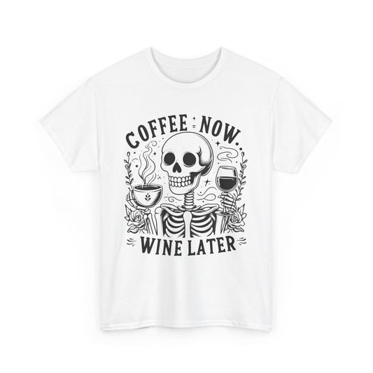 Coffee Now Wine Later Skeleton