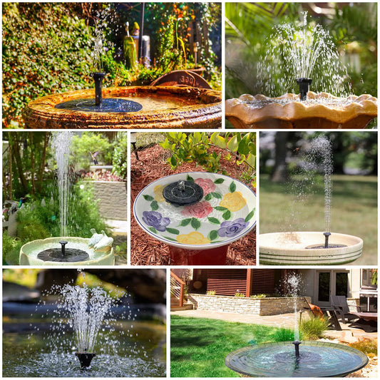 Solar outdoor fountain-The perfect garden decoration